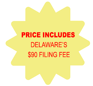 Price Includes Delaware Corporation $114 Filing Fee