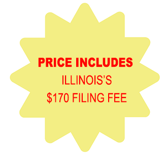 Price Includes Illinois Corporation $170 Filing Fee
